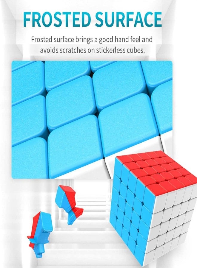 دي إيترنال مكعب السرعة الأبدي 5x5 بدون ملصقات، لعبة ألغاز المكعب السحري 5x5x5 - Image 4